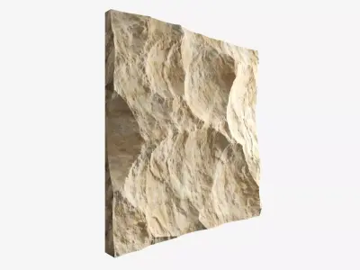 61-RockPanel sandstone wall texture 3D model
