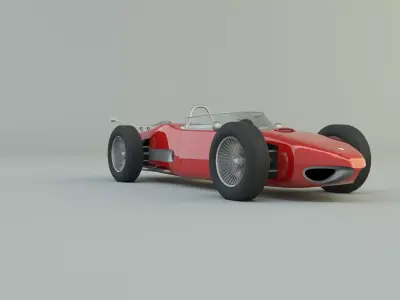 ferrari 156 dino f1 sports car 3D model