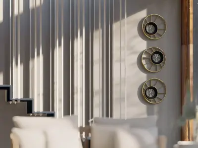 Ray - Wall Hang Decor 3D model