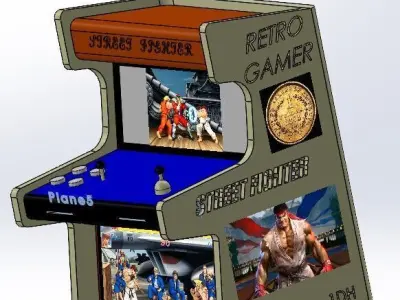 DESIGN OF THE STREET FIGHTER 3D model
