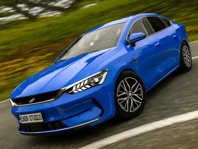 2024 BYD Qin-Plus EV 3D model