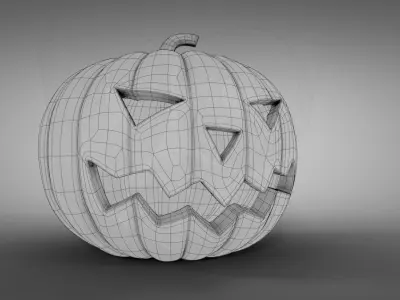 Halloween pumpkin 3D model