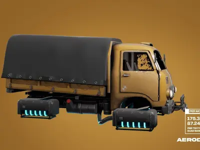 Tam800 - GameReady Sci-fi Vehicle - AR - VR 3D model