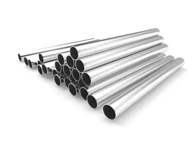 Steel Pipes 3D model