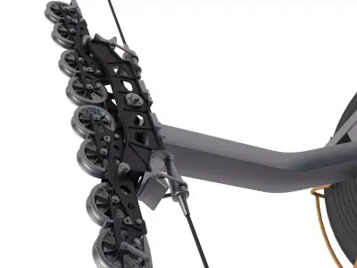 Ski lift gondola TITLIS ROTAIR  3D model