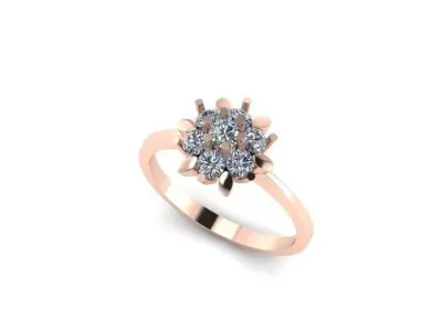 Gift ring for Women 3D print model