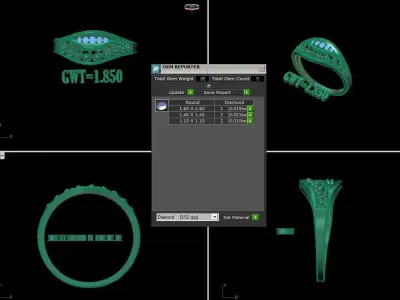 FASION RING 3D model