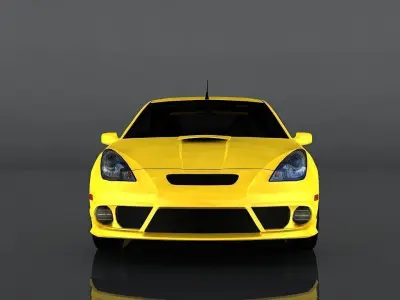 Toyota Celica SS Low-poly 3D model