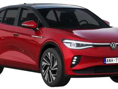Volkswagen ID5 GTX 2022 3D model