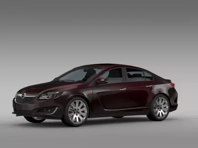 Opel Insignia Hatchback ECOFlex 2015 3D model