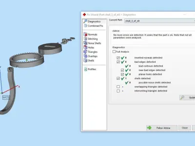 Messika Ring Gold 3D print model