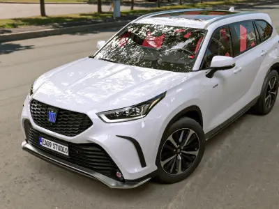 2022 Toyota Crown Kluger Hybrid 3D model