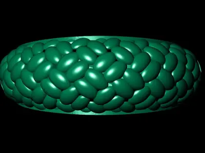 DIANA woman ring 3D print model