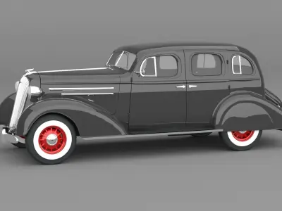 1936 Chevrolet Standard Sedan 3D model