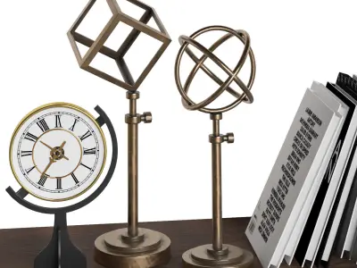 Decorative set 16 3D model get