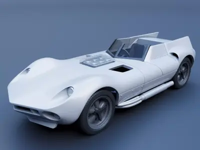 Chaparral 1 - 1963  3D print model