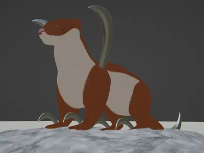 Japanese Yokai - Kamaitachi 3D model