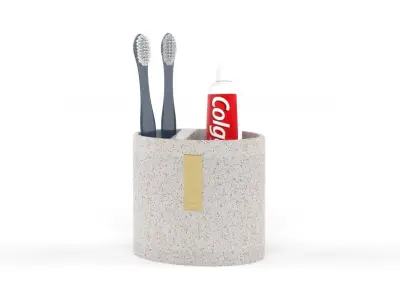 Bathroom Accessories Set 3D model