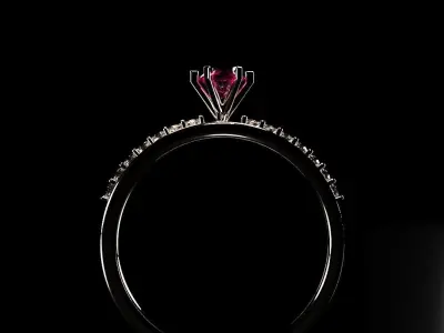 3D Diamond Ring 3D model