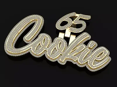 Luxury Diamond-Style 3D Printable Jewelry Model 3D print model