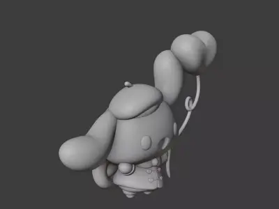 Sanrio cinnamoroll 15 3D print model