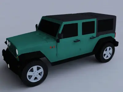  Jeep Wrangler unlimited 3D model
