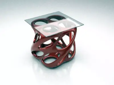 Voronoi Weaverbird Parametric Furniture Design Grasshopper Rhino 3D model