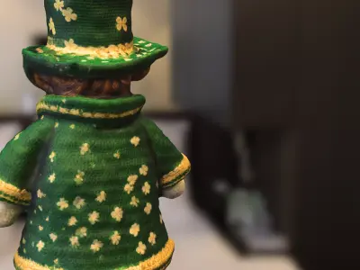 Leprechaun Plush Low-poly 3D model