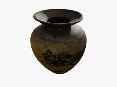 Anydrafts Jar 03 Low-poly 3D model