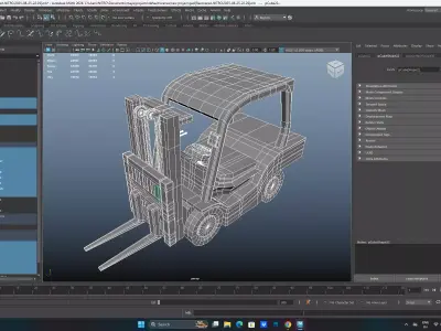 forklift  3D model