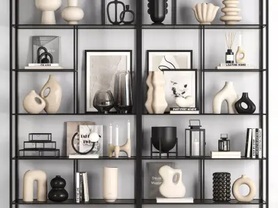 Decorative set-08-items from HM 3D model