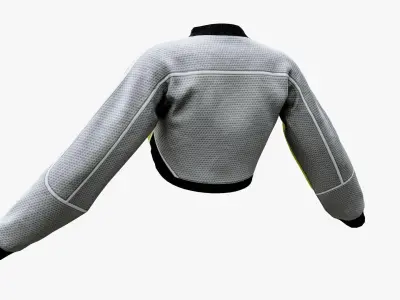 Sport Jacket Low-poly 3D model