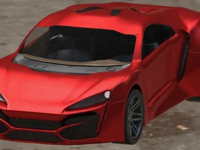 Lykan hypersport custom 3D model