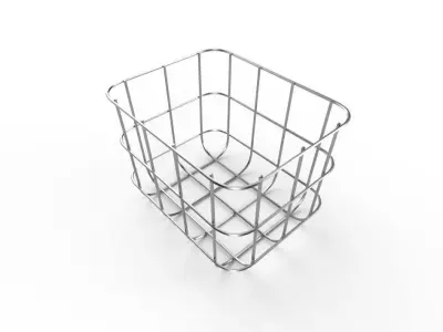 Wire Bin M06 Low-poly 3D model