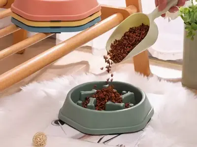 anti-choking feeding bowl Low-poly 3D model