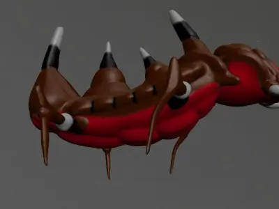 Warrior Ant Low-poly 3D model