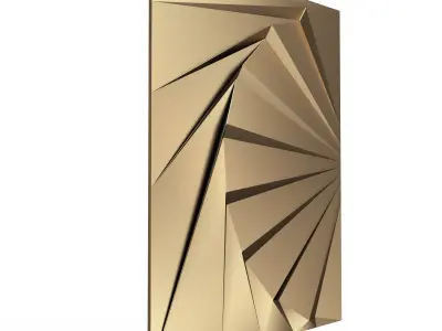 3D Wall Panel 05 Low-poly 3D model