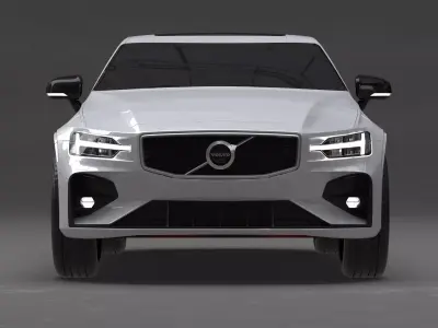 Volvo S60 2019 No Interior 3D model