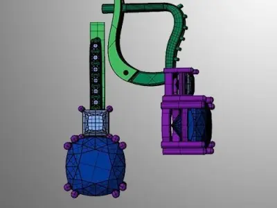 Earrings 33 3D print model