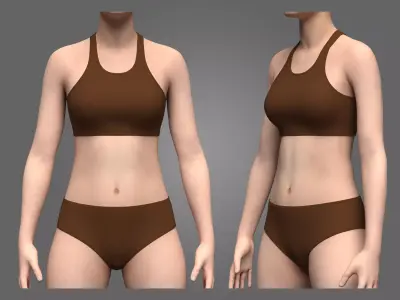 Bra Pantie  3D model