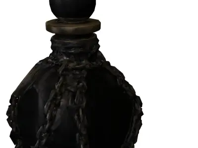 Cursed Skull Potion Bottle 3D model