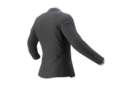 Business Jacket 34 - All MH Bodies - UE5 Skeletons - Rigged Low-poly 3D model