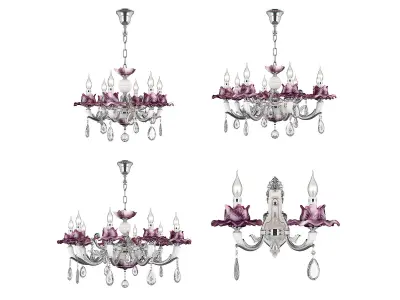 714 Anemone Osgona Collection of Classical Lamps 3D Model Pack