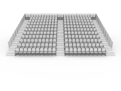 Bleachers 15 3D model