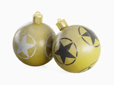 Christmas Tree Ornament 03 Low-poly 3D model