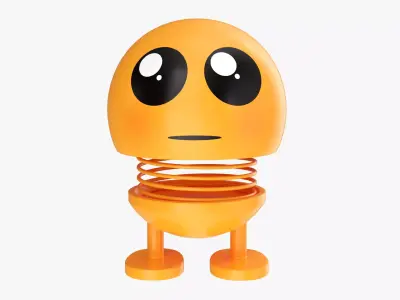 Car spring toy figure 04 please sorry 3D model