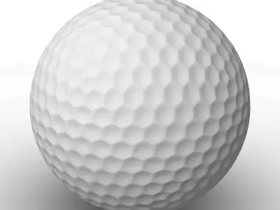 Golf ball 3D model 3D model