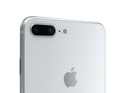 Apple iPhone 8 Plus Silver 3D model