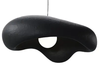 Japanese style Wabi-Sabi Pendant Light 3D model