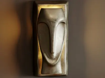 Sideboard with decor 3D model